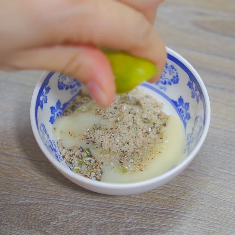 Bước 4 Pha chế nước chấm ăn liền Muối tiêu chanh chấm gà