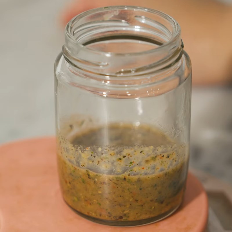 Bước 3 Thành phẩm và bảo quản nước chấm Nước chấm chân gà sốt Thái