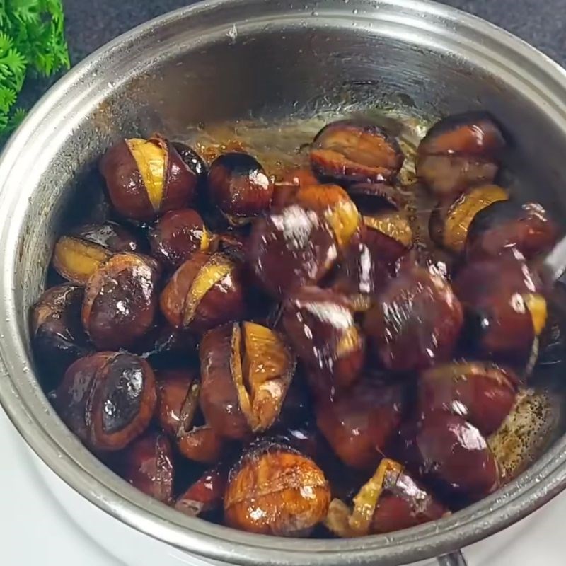 Bước 4 Thời gian luộc hạt dẻ Hạt dẻ luộc