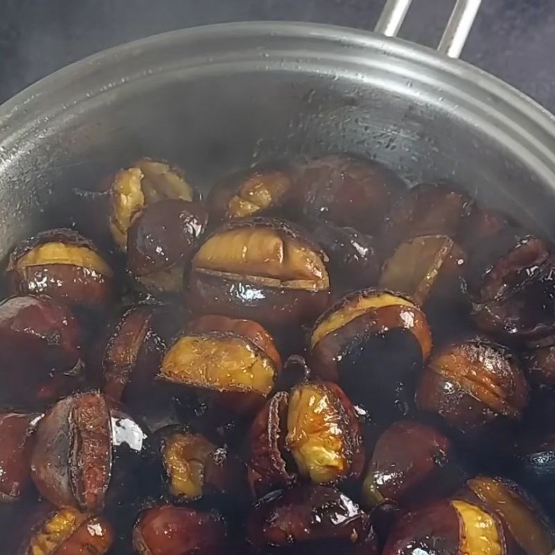 Bước 4 Thời gian luộc hạt dẻ Hạt dẻ luộc