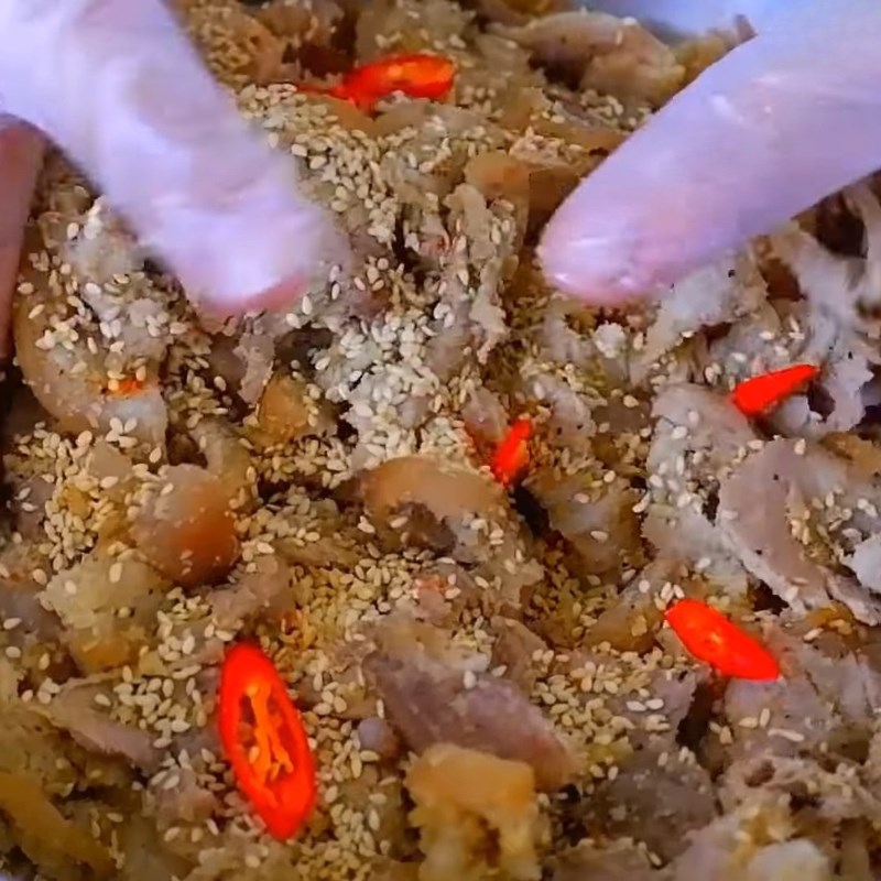 Bước 6 Trộn nem chạo chuẩn vị Ninh Bình Nem chạo Ninh Bình