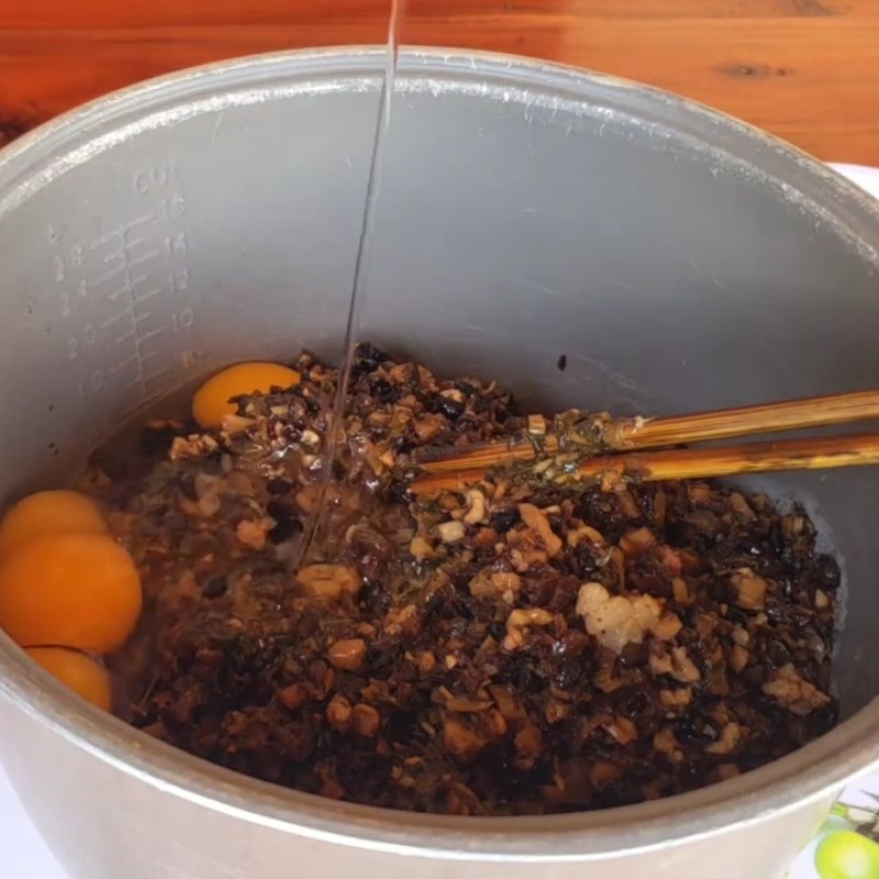 Bước 6 Trộn nhân và xếp thịt Khâu nhục Lạng Sơn