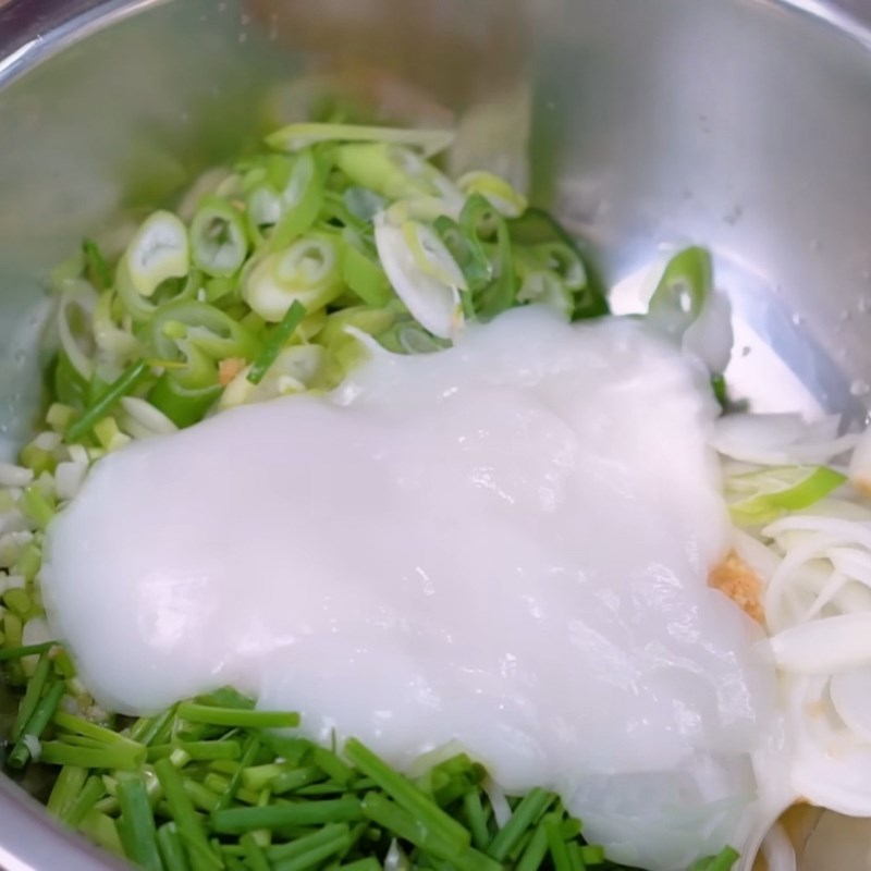 Bước 4 Trộn sốt kim chi củ cải trắng Kim chi củ cải trắng