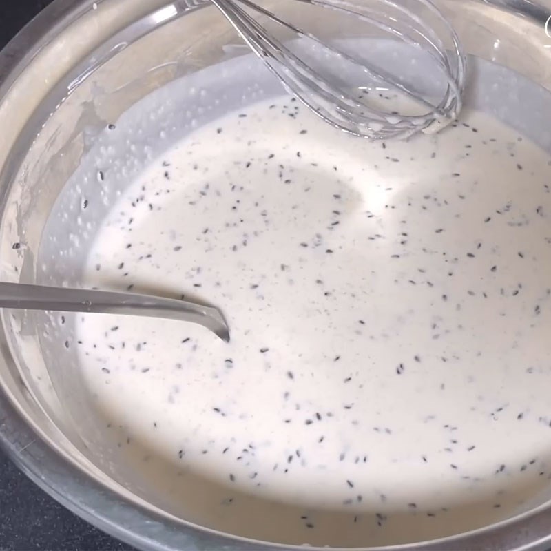 Bước 3 Ủ bột Bánh chuối chiên phồng rỗng ruột