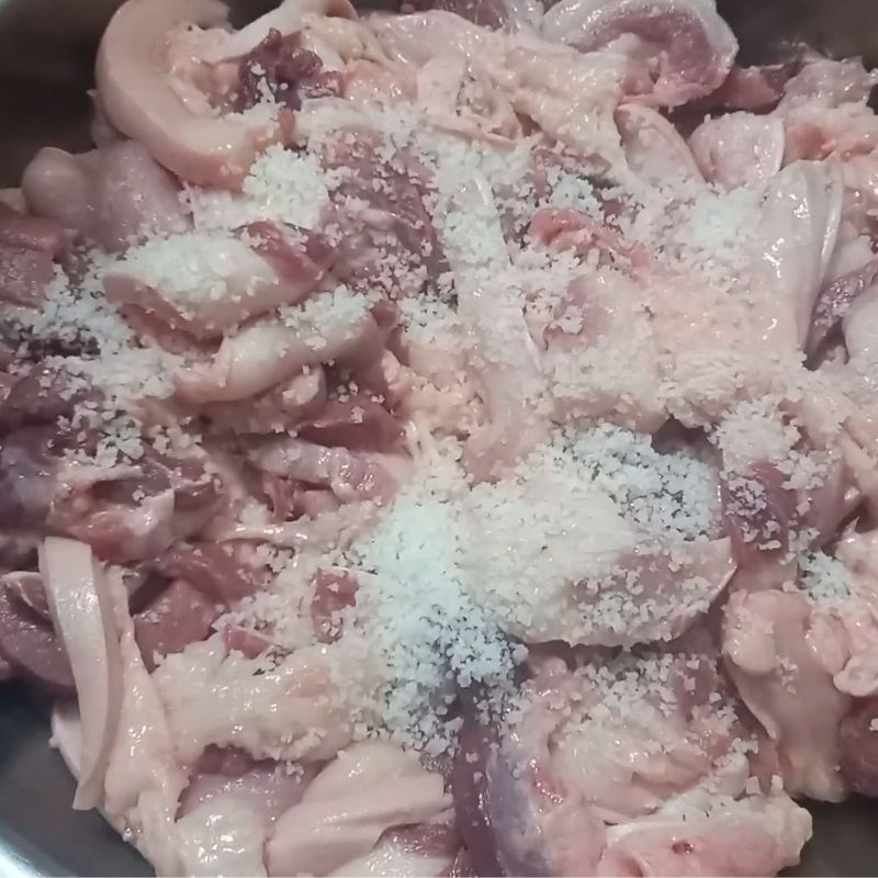 Bước 2 Ướp gia vị gói bánh chưng Ướp thịt gói bánh chưng