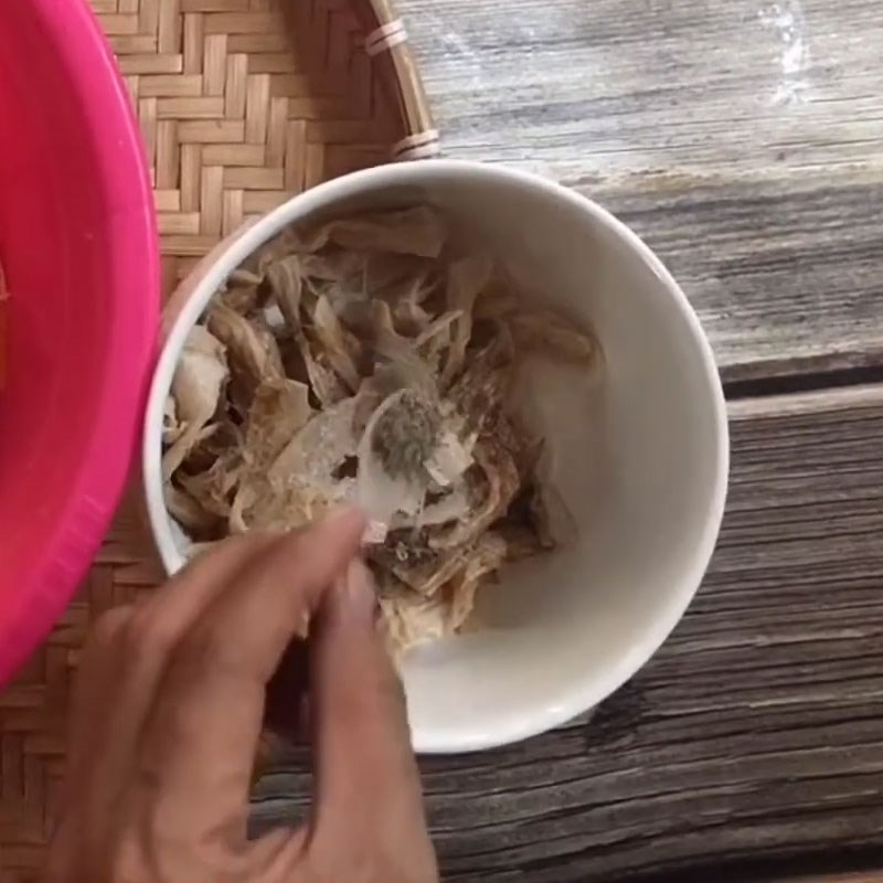 Bước 3 Ướp và chiên sườn non chay Gỏi củ hũ dừa chay