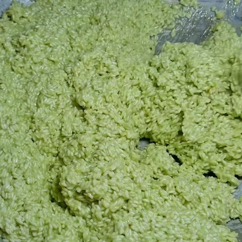 Bước 3 Xào nếp thơm béo trên chảo Bánh tét bằng lá chuối