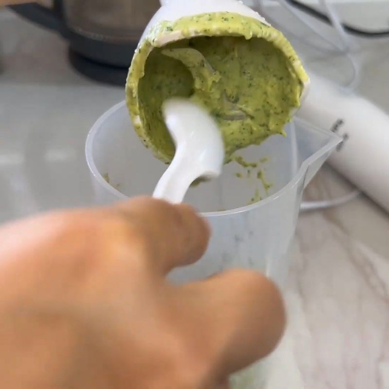 Bước 4 Xay nhuyễn hỗn hợp Cháo dinh dưỡng