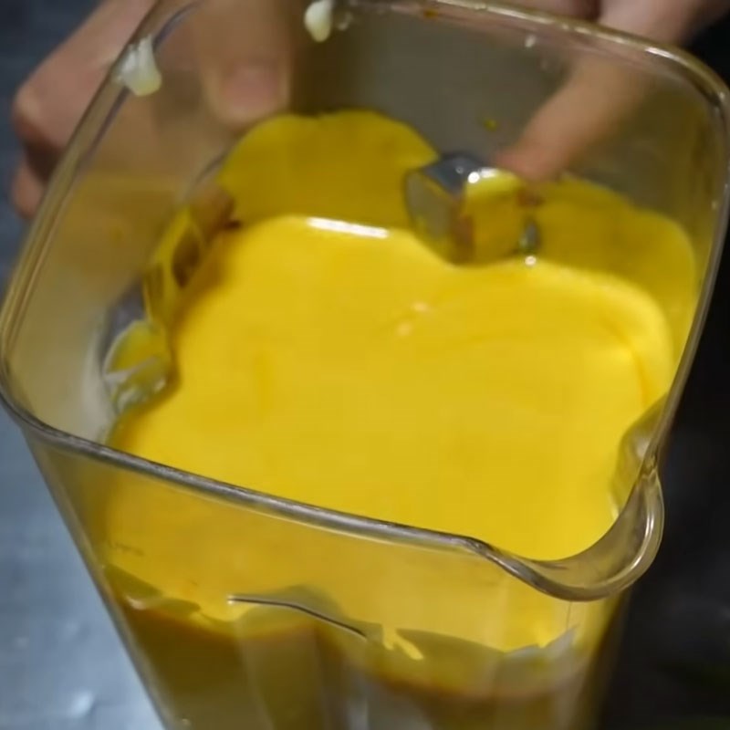 Bước 2 Xay sốt phô mai sánh mịn sốt phô mai nướng hàu