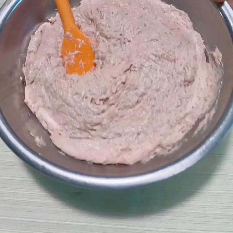 Bước 2 Xay thịt lần 1 (Quết giò sống) Giò lụa truyền thống