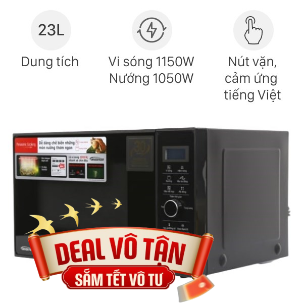 Lò vi sóng có nướng Panasonic NN-GD37HBYUE
