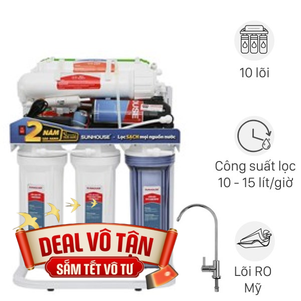 Máy lọc nước RO Sunhouse SHA88117KV