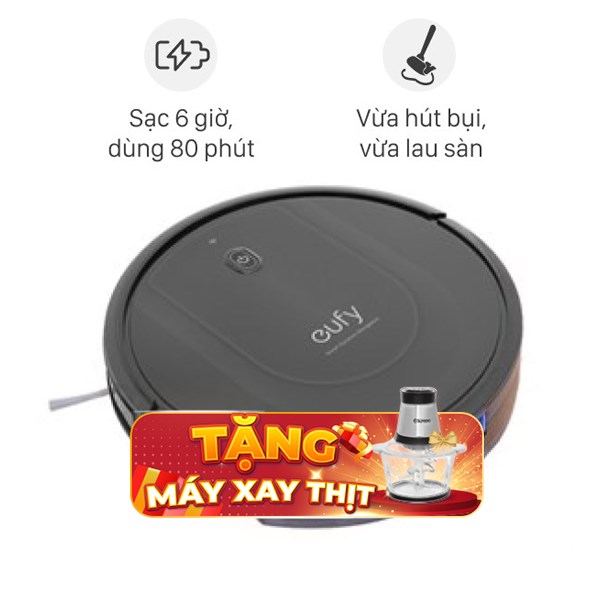Robot hút bụi lau nhà Eufy Robovac G10 Hybrid - T2150