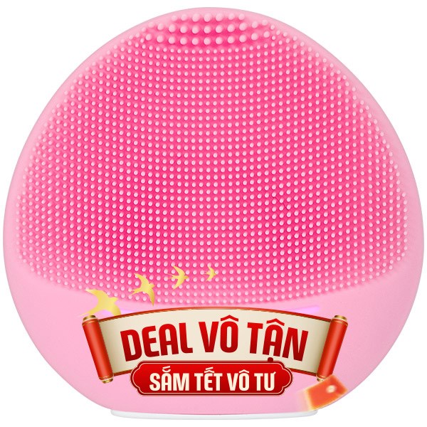 Máy rửa mặt và massage Halio Baby Pink