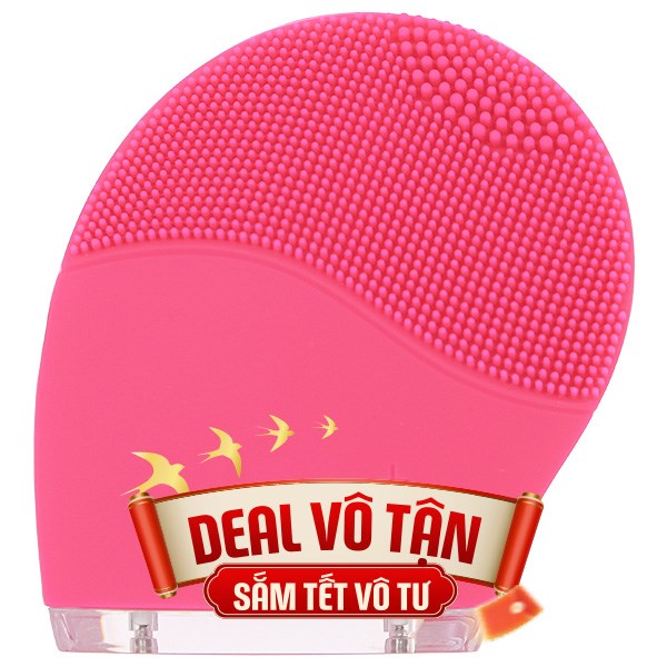 Máy rửa mặt và massage Halio Hot Pink