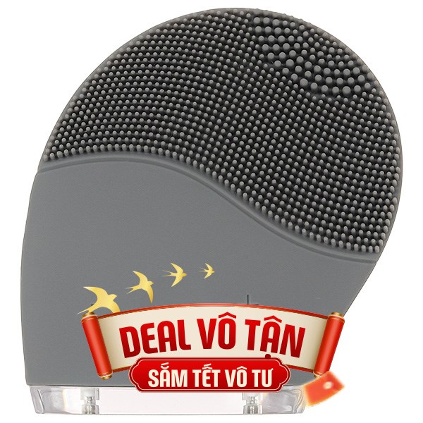 Máy rửa mặt và massage Halio Grey Smoke