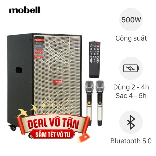 Loa kéo karaoke Mobell MK-6080 500W