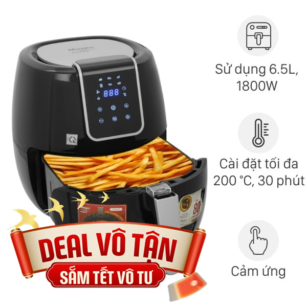 Nồi chiên không dầu Magic 6.5 lít A-805