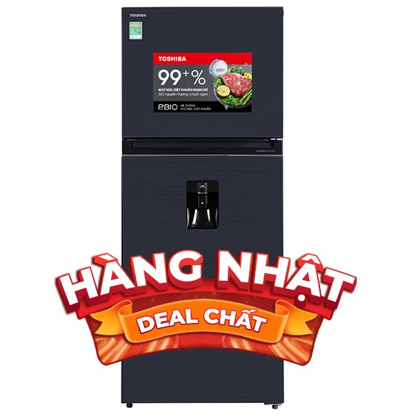 Toshiba Inverter 407 lít GR-RT535WE-PMV(06)-MG