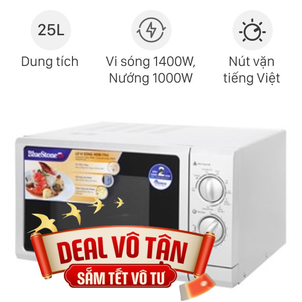 Lò vi sóng có nướng BlueStone MOB-7741