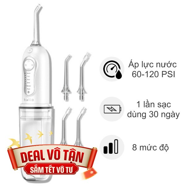 Máy tăm nước Halio Professional Cordless