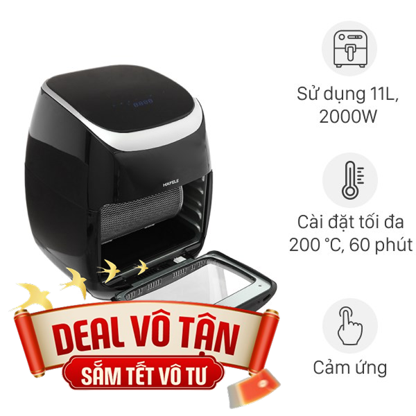 Lò chiên không dầu Hafele 11 lít HS-AF1102B (535.43.715)