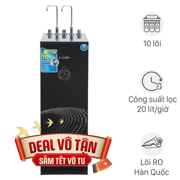 Máy lọc nước RO nóng nguội lạnh Karofi KAD-X60
