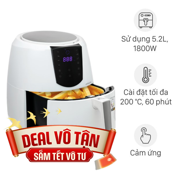 Nồi chiên không dầu Lock