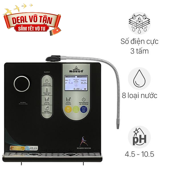 Máy lọc nước điện giải ion kiềm nóng nguội ROBOT IonSmart 38X