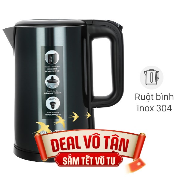 Bình đun siêu tốc Sunhouse Mama 1.8 lít SHD1389
