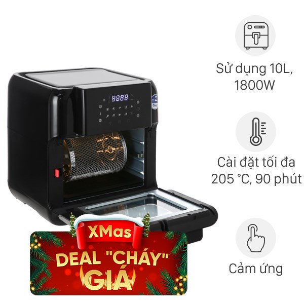 Lò chiên không dầu BlueStone 10 lít AFB-5888