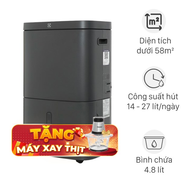 Máy hút ẩm Electrolux EDH14TRBD2 305W