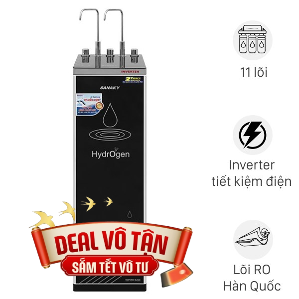 Máy lọc nước RO nóng nguội lạnh Sanaky Inverter VH102HP3