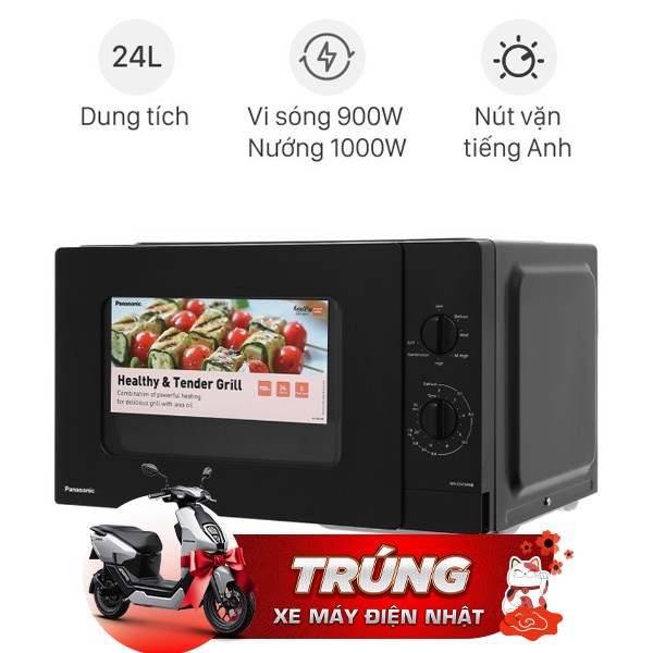 Lò vi sóng có nướng Panasonic NN-GM34NBYUE