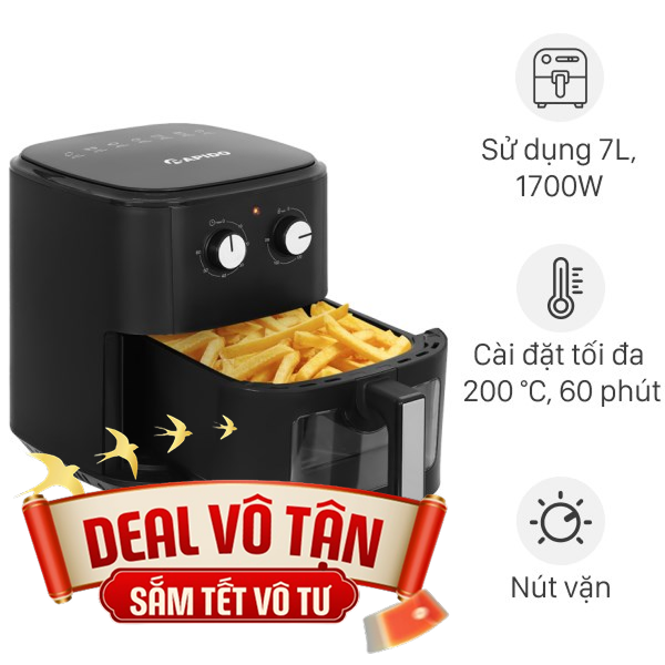 Nồi chiên không dầu Rapido SMART-7.0M 7 lít