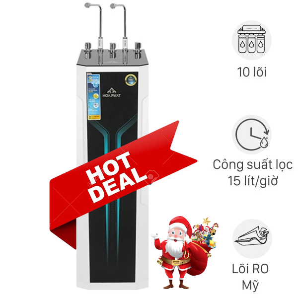 Máy lọc nước RO nóng nguội lạnh Hydrogen Hòa Phát HWBS3A 1021 10 lõi