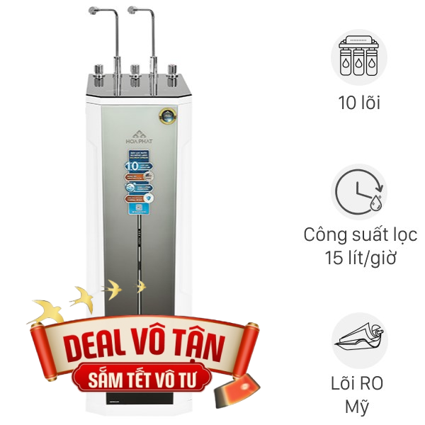 Máy lọc nước RO nóng nguội lạnh Hydrogen Hòa Phát HPN635