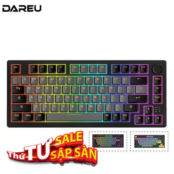 Bàn Phím Cơ Bluetooth DareU EK75 Pro
