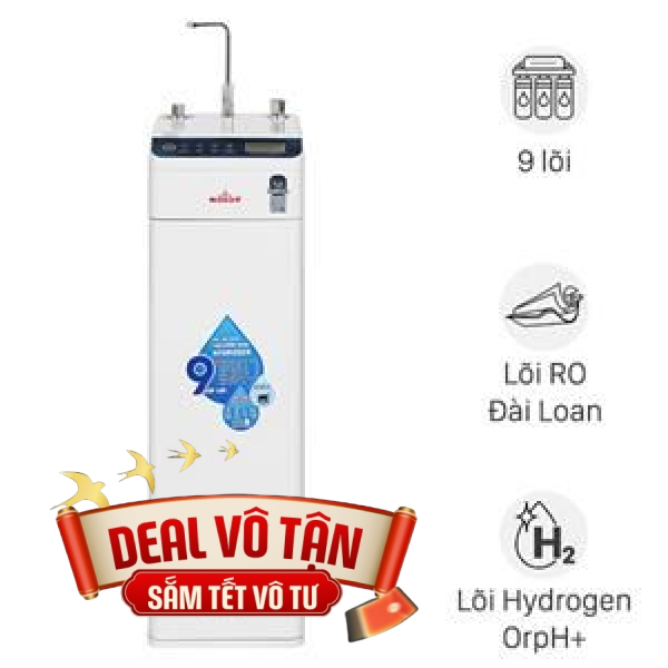 Máy lọc nước RO nóng nguội Hydrogen ROBOT HydroMegaPlus-9X