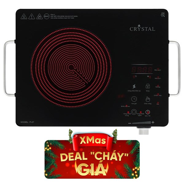 Bếp hồng ngoại đơn Crystal P-27 2000W