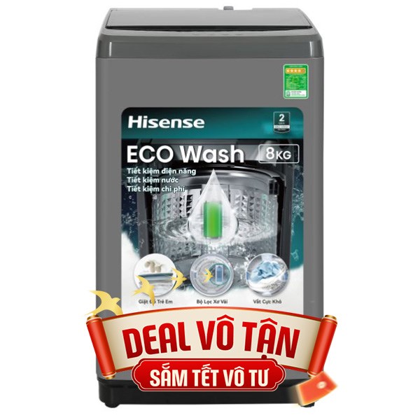 Hisense 8 Kg WTZQ8012UT
