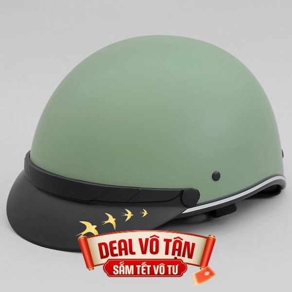 Mũ 1/2 size L Delites ATN04 xanh lá