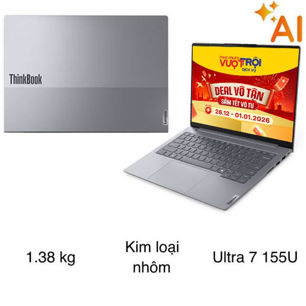 Lenovo ThinkBook 14 Ultra 7 155U (21MR0072VN)