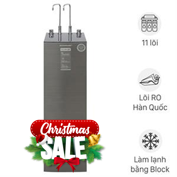 Máy lọc nước RO nóng nguội lạnh Hydrogen Sunhouse UltraX SHA76601S 11 lõi