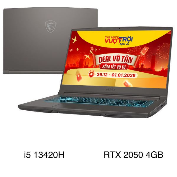 MSI Gaming Thin 15 B13UCX i5 13420H (2080VN)