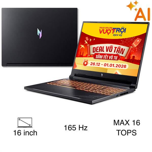 Acer Nitro V 16 ProPanel ANV16 41 R6ZY R5 8645HS (NH.QP2SV.002)