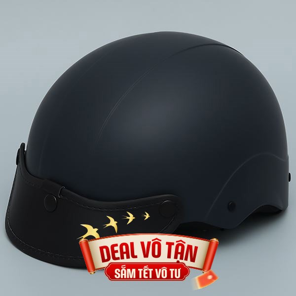 Mũ 1/2 size XL Delites ATN05 xanh đen