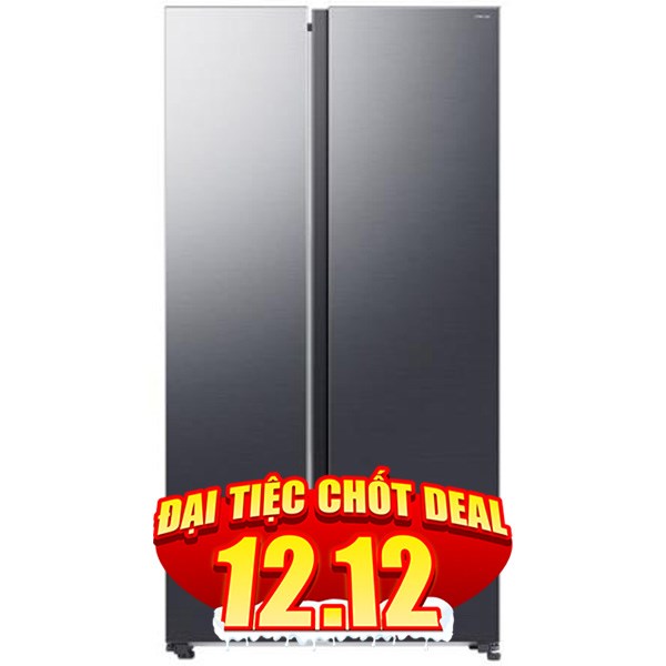 Tủ lạnh Samsung Inverter 655 lít Side By Side RS70F65Q3FSV