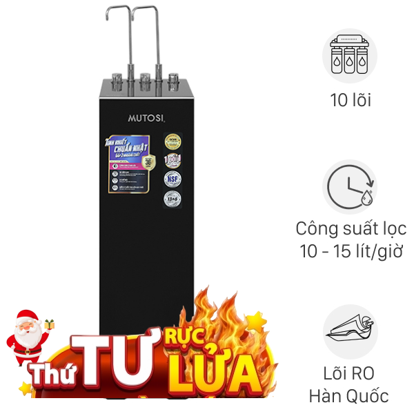 Máy lọc nước RO nóng nguội lạnh Mutosi MP-S129 10 lõi