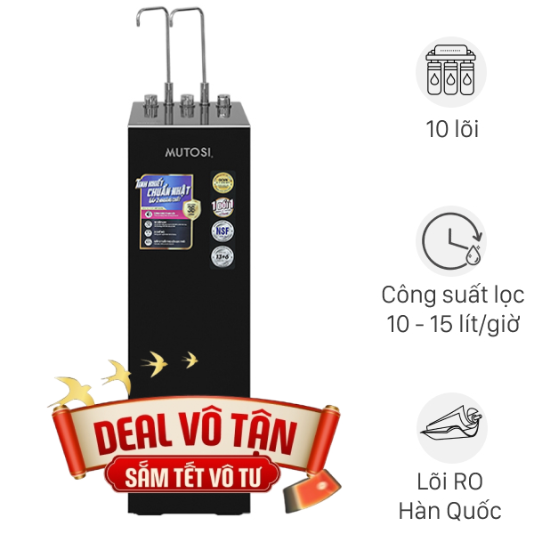 Máy lọc nước RO nóng nguội lạnh Mutosi MP-S129
